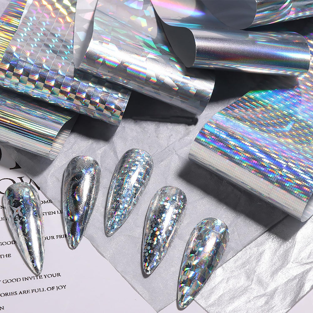 MOLILON marble pattern nail foil for chic, salon-ready nails