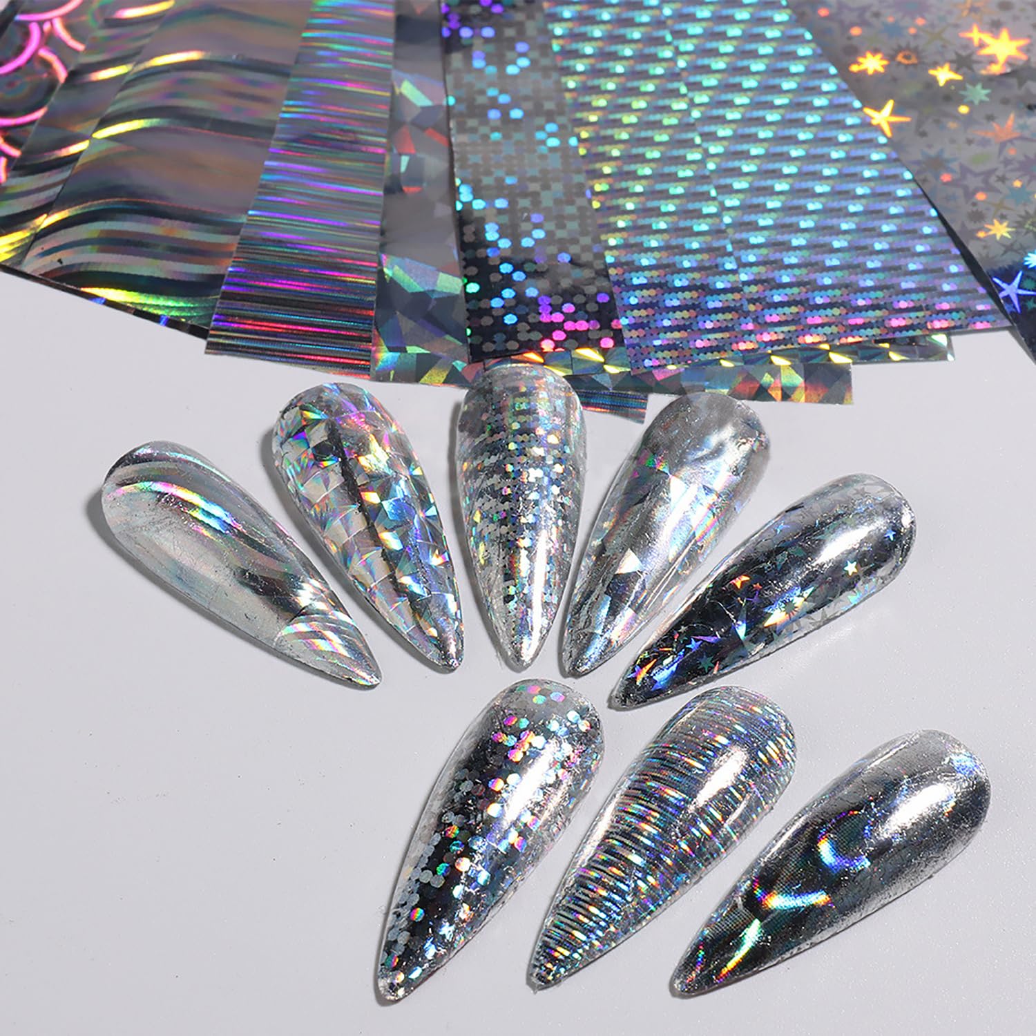 MOLILON multicolor nail foil to customize at-home nail art
