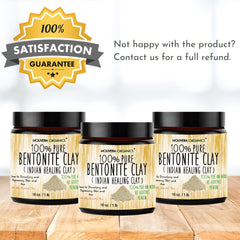 Molivera Organics hair treatment clay for nourishing routine and smoother hair.