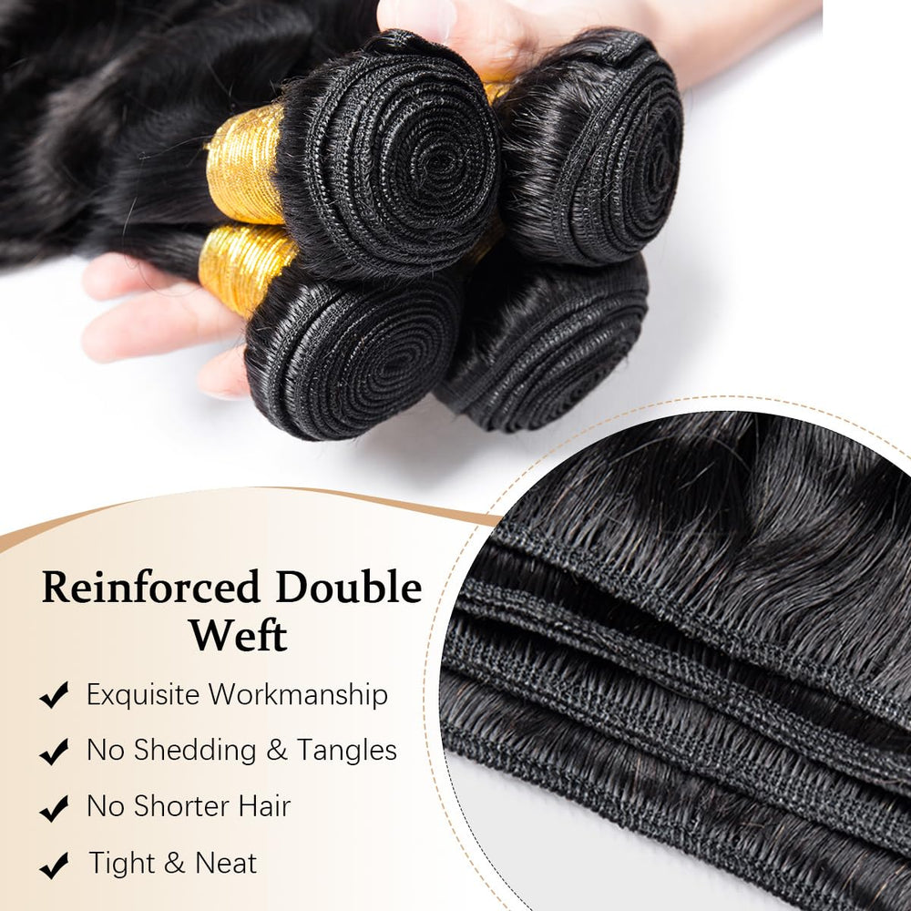 Moluxeu 12A body wave bundles 22 inch showcased for versatile styling and fullness