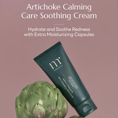 molvany Artichoke Calming Care texture close-up highlighting cooling exfoliation and moisture.