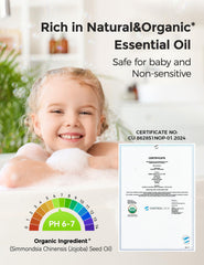 Momcozy seal-shape bath bomb creates creamy bubbles for toddlers.