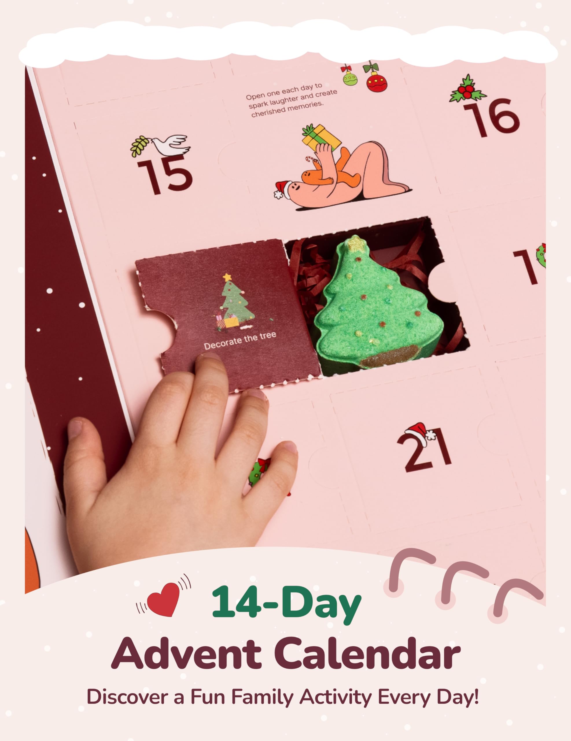 Momcozy Big Hugs Christmas-themed bath bombs create a festive, soothing bath ritual.