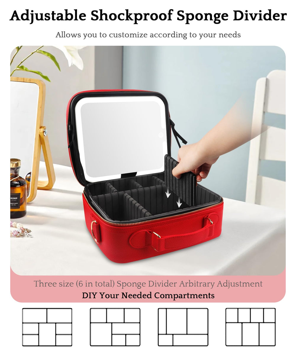MOMIRA spacious brush bag keeps brushes clean and organized