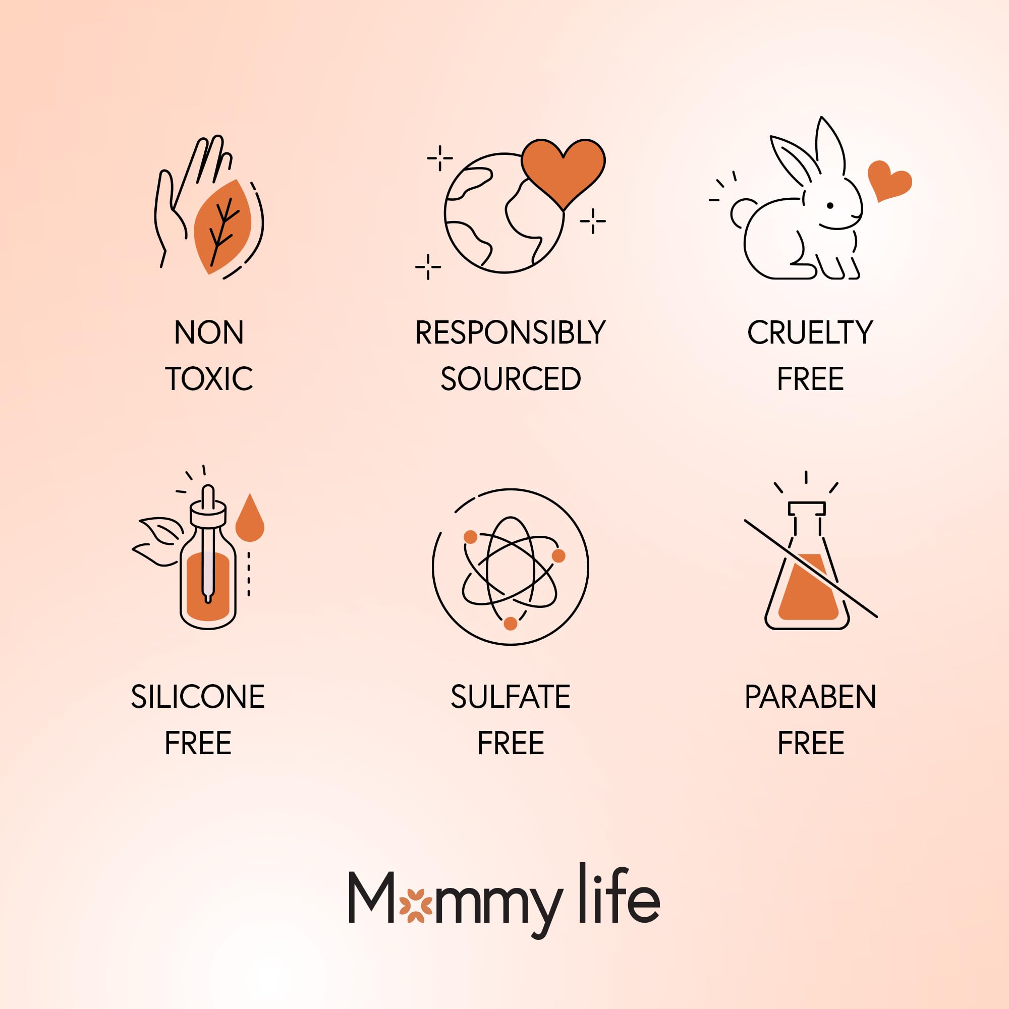 MOMMY LIFE Preggie Paste Belly Butter applied to belly area for hydration during pregnancy.