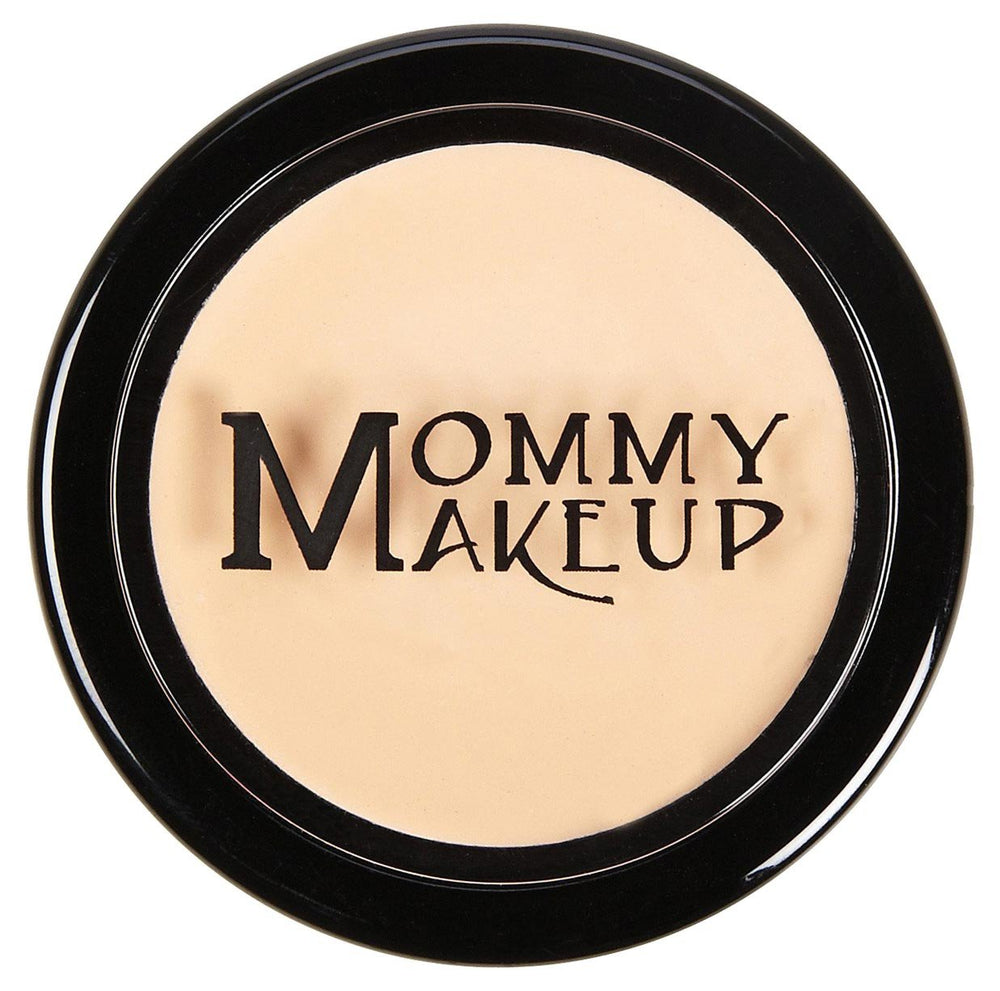 Mommy Makeup Bright Eyed Concealer under-eye coverage in action.