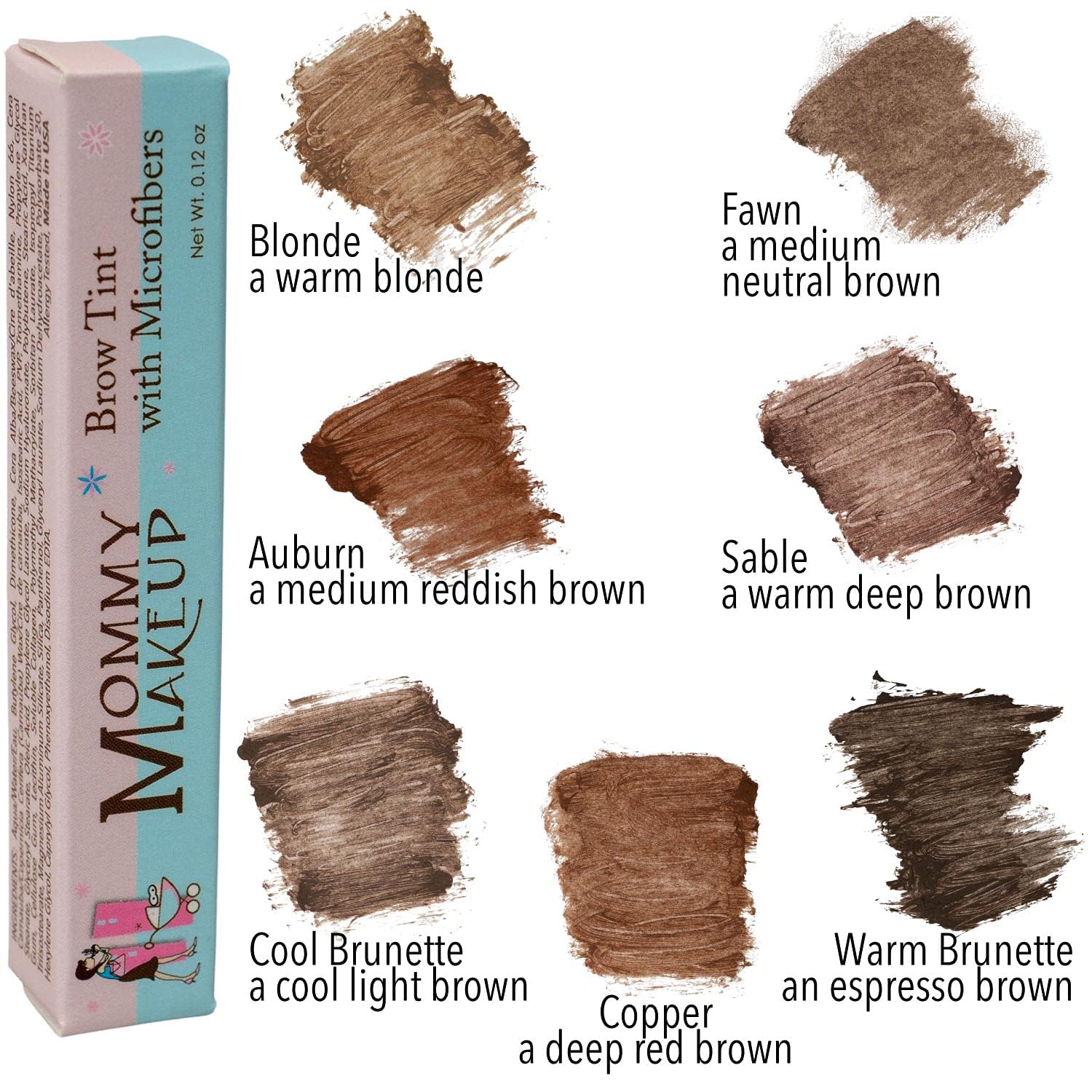 Mommy Makeup Brow Tint remover can be easy with cleanser.