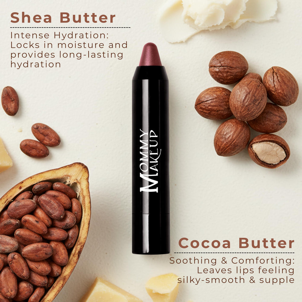 Mommy Makeup Triple Sticks cream blush swatch adds natural glow.