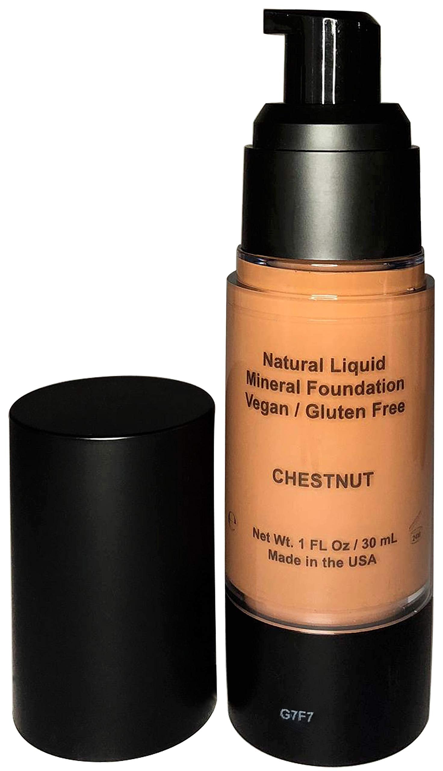 Mom's Secret Foundation Chestnut bottle showing a natural look and comfortable wear