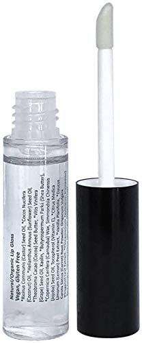 Mom's Secret lip gloss in a clear bottle delivers natural shine and hydration.