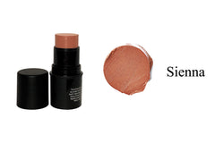 Mom's Secret Pink Frost cream blush-stick swatch with a sheer rosy payoff