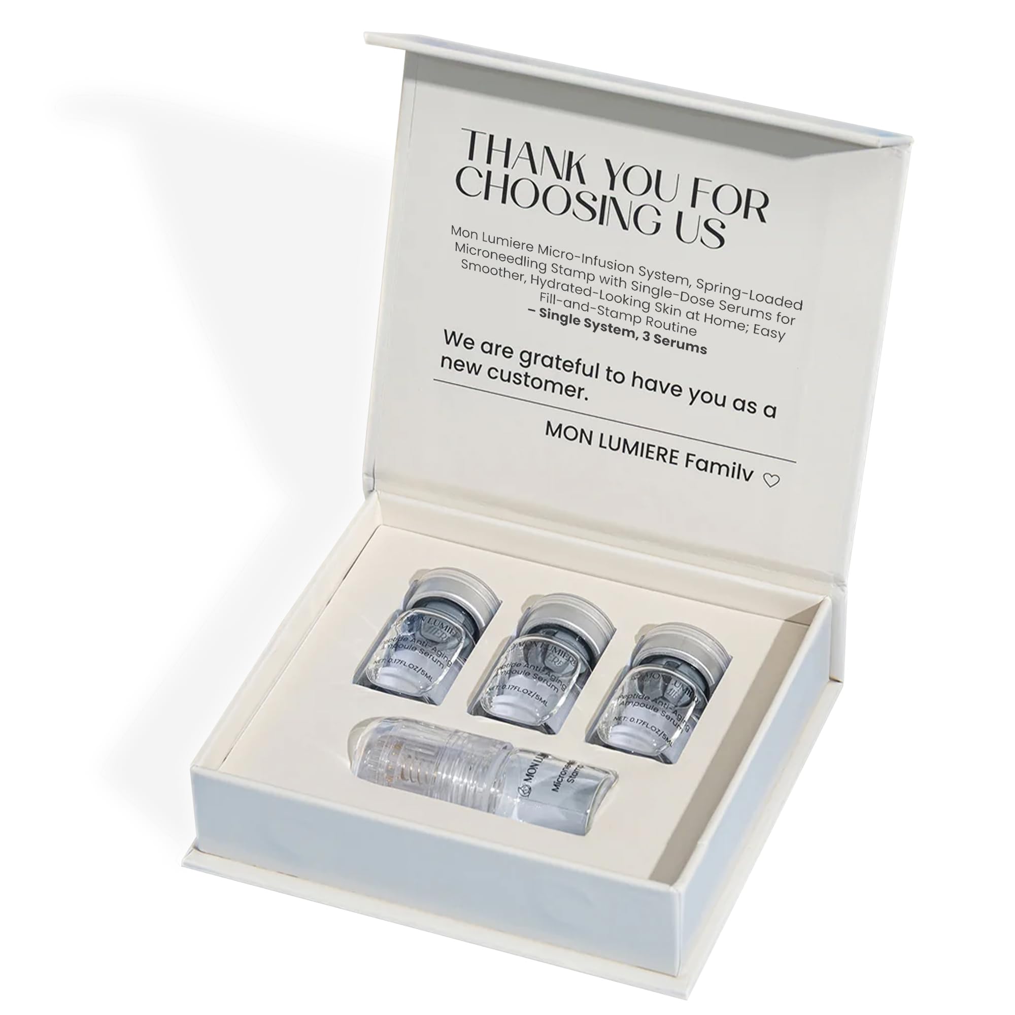 Mon Lumière stamp-micro-infusion 0-25mm : absorption ciblée des actifs pour un soin précis.