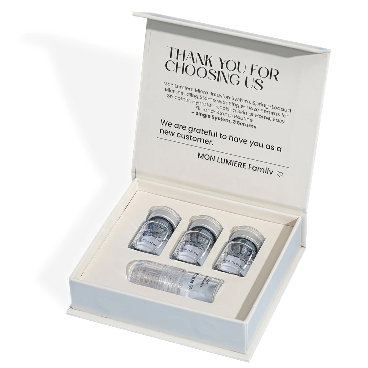 Mon Lumière stamp-micro-infusion 0-25mm : absorption ciblée des actifs pour un soin précis.