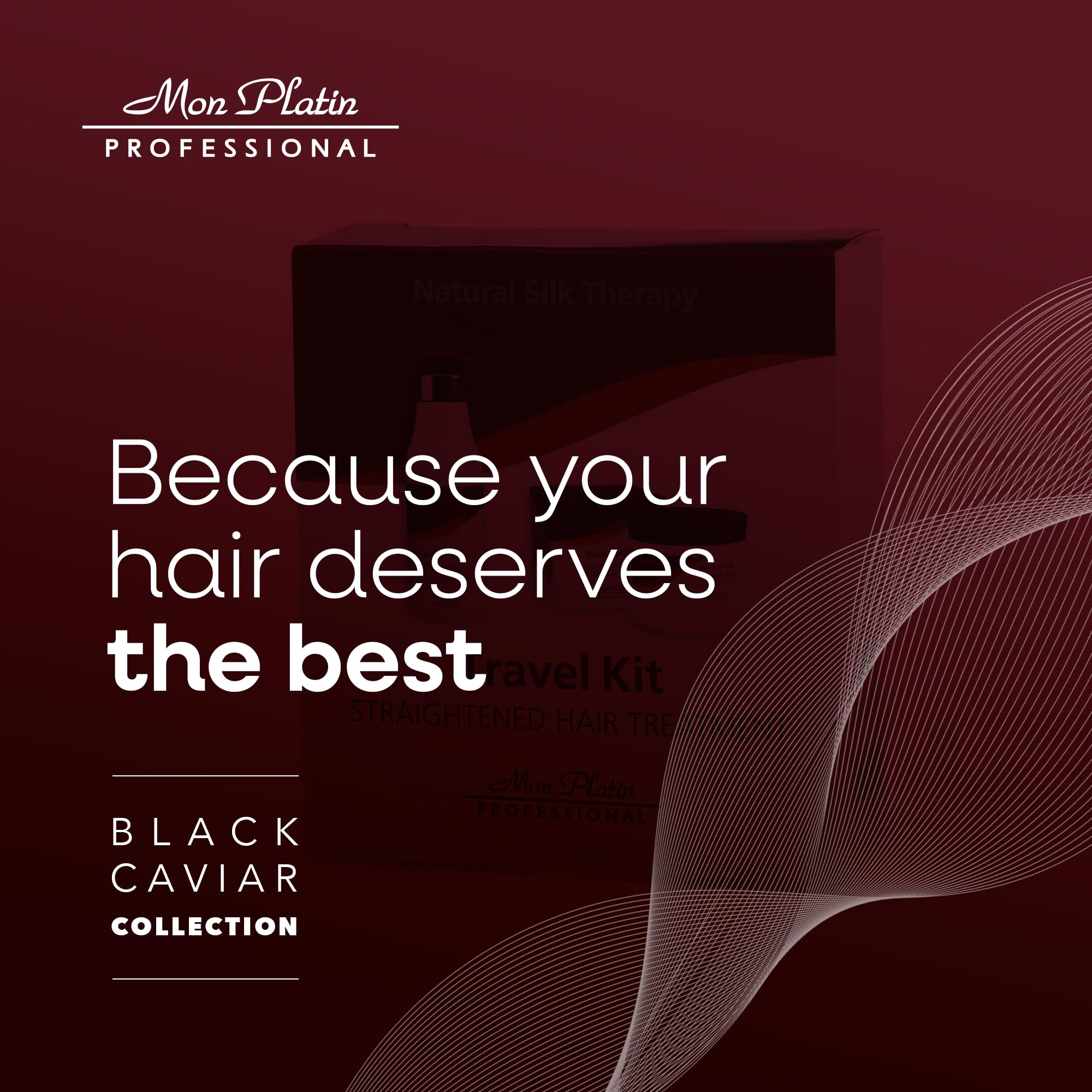 Mon Platin Collection image hints salon-grade care for at-home treatment.
