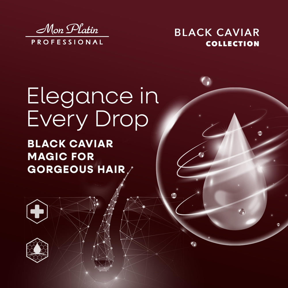Serum applied to hair demonstrates smooth, manageable strands with volume in view.