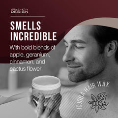 Mon Platin Professional Hair Wax easy rinse leaves no sticky residue after styling.