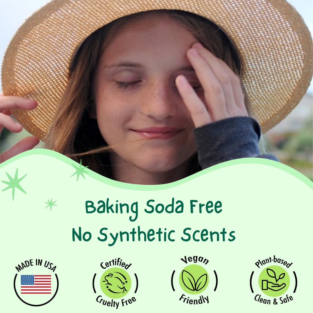 MONA travel-size honeydew deodorant pack ideal for school and sport days.