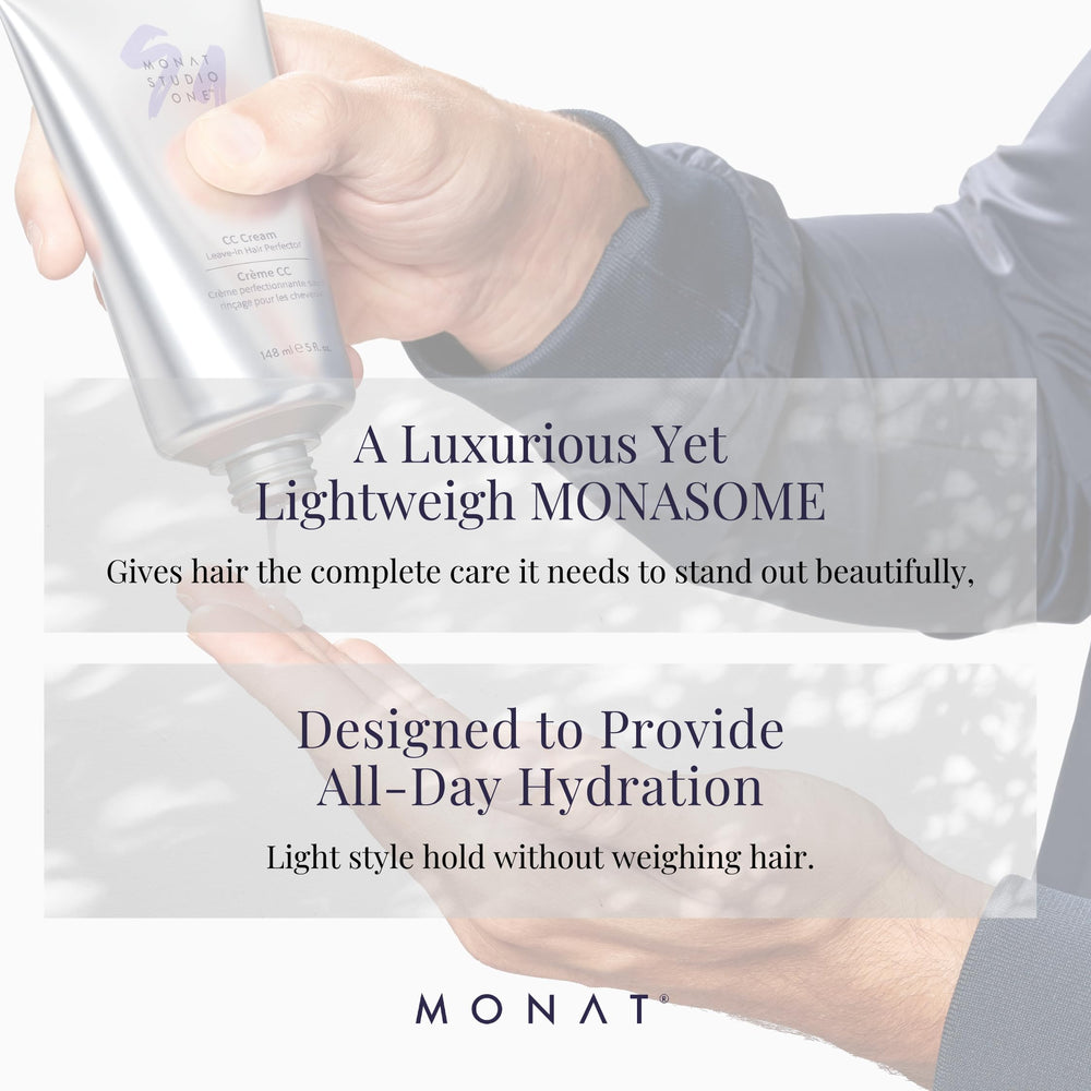 MONAT CC Cream packaging and 5 oz size for daily use.