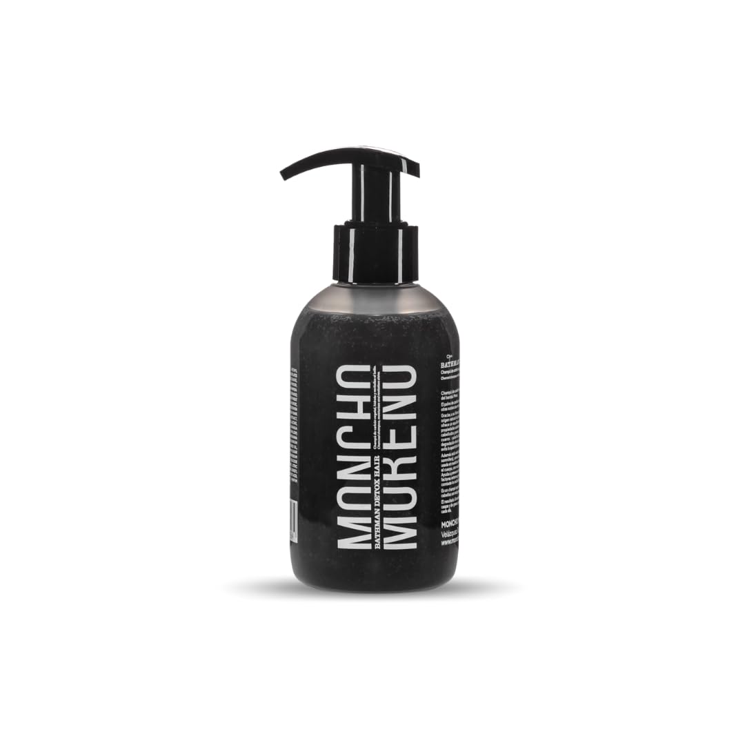 MONCHO MORENO Bathman Detox Shampoo bottle for deep cleansing of oily scalps