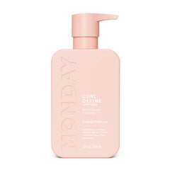 MONDAY Haircare CURL DEFINE bottle for easy pump application and frizz control
