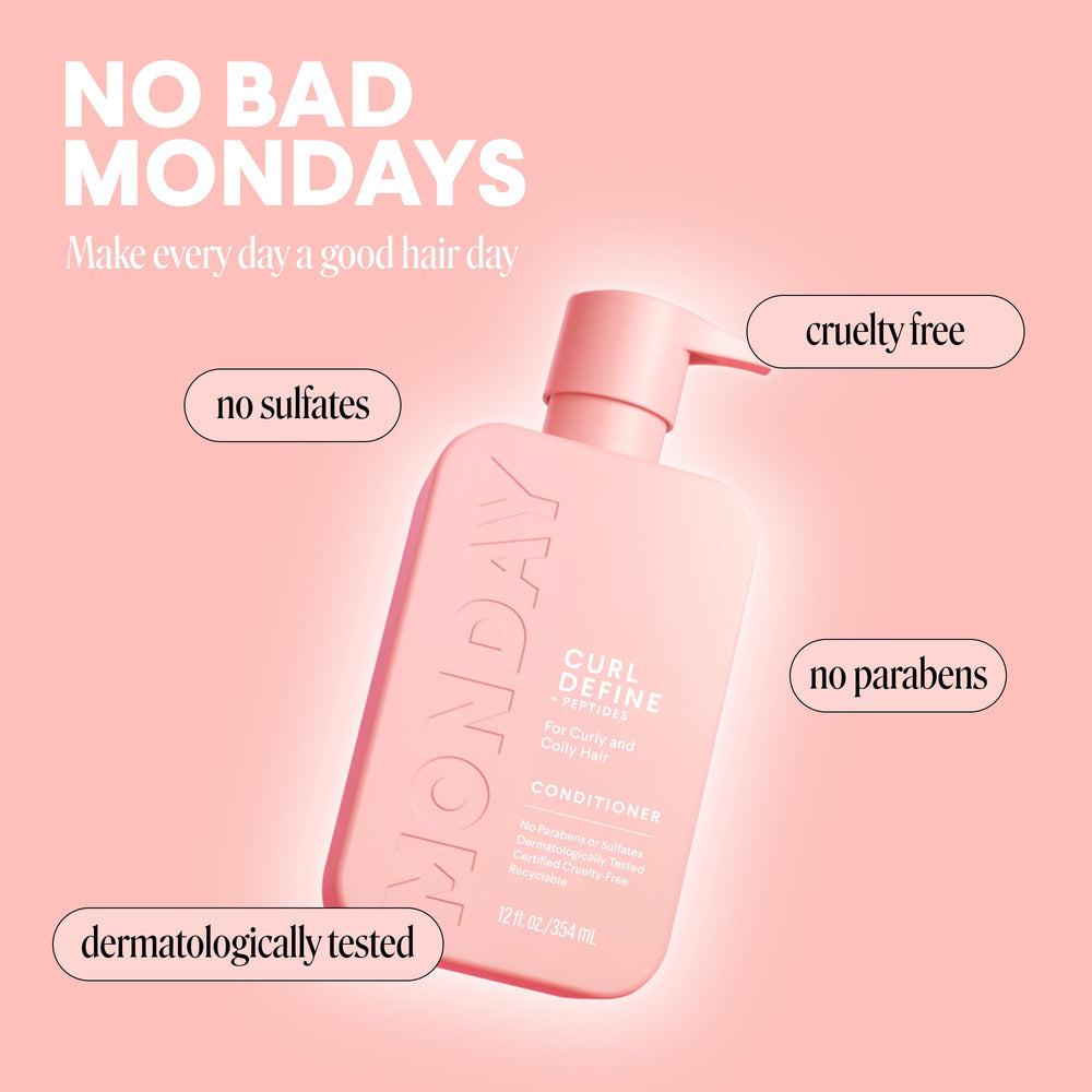 MONDAY Haircare CURL DEFINE shea butter close-up indicating hydration
