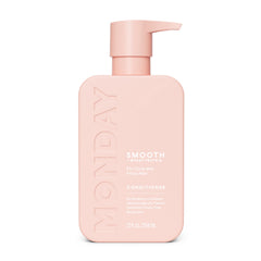 MONDAY Haircare SMOOTH conditioner bottle with frizz-control formula.