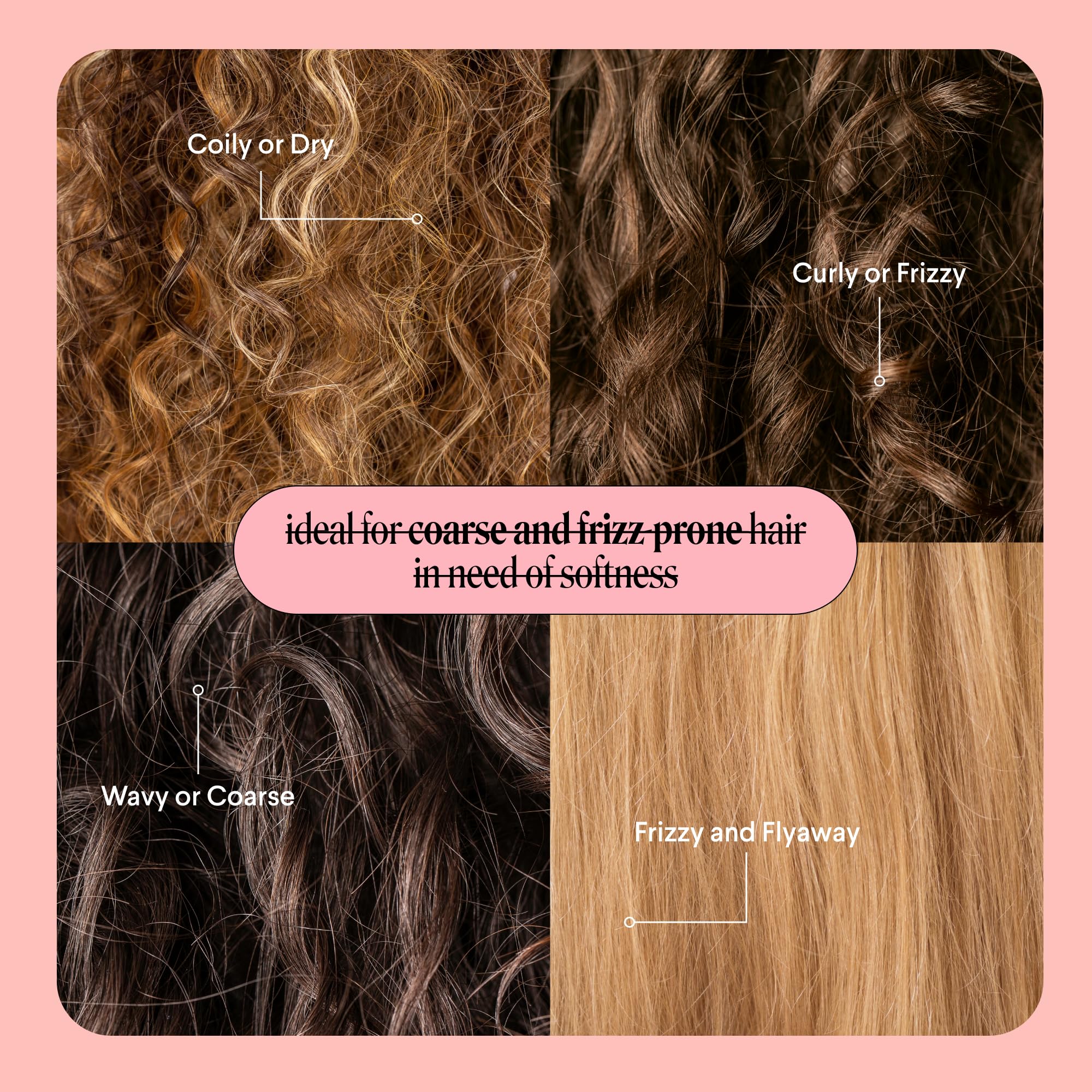 MONDAY SMOOTH conditioner being applied to hair strand shows shine.