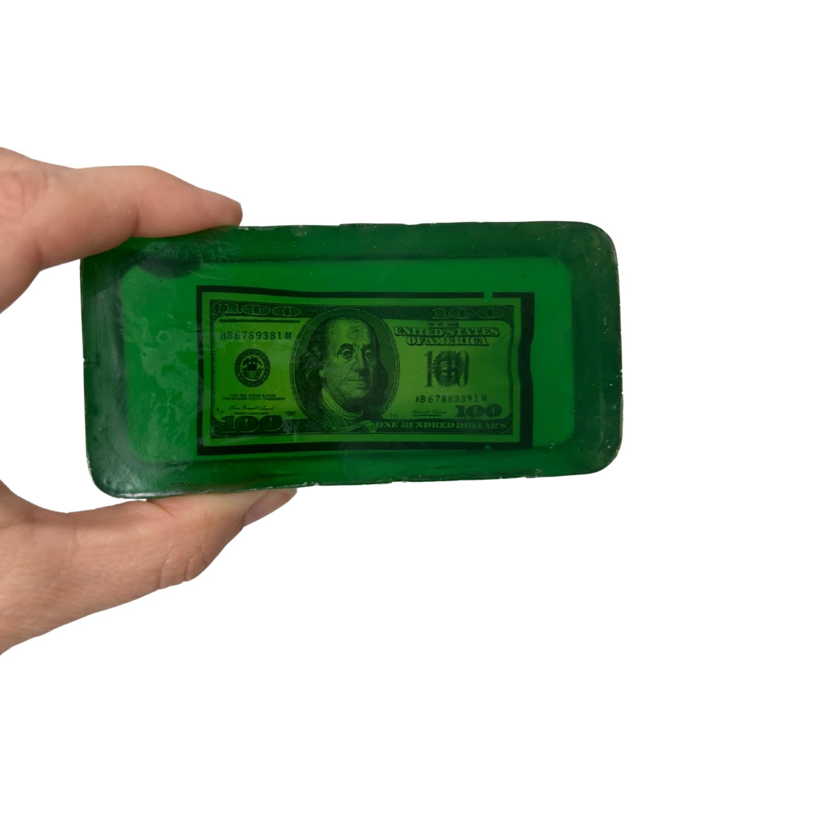 Money Soap hidden prize inside bar teaser emphasizing fun unboxing and exciting gift idea.
