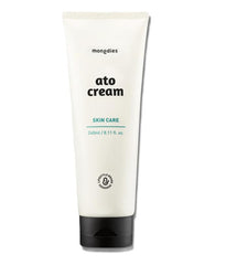 Mongdies Ato Cream in a face jar provides gentle daily hydration for sensitive skin