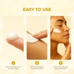 MONIER Bee Venom Cream with botanical blend supports elasticity and moisture.