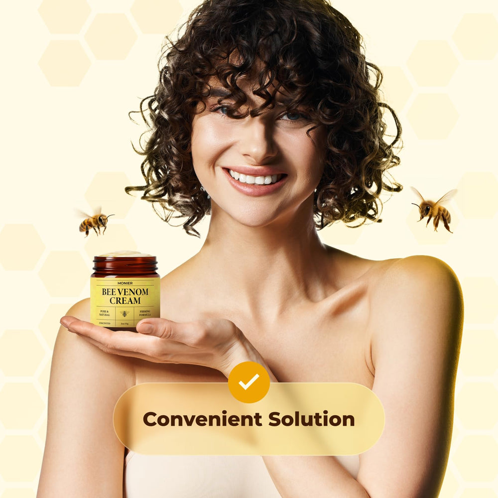 MONIER Bee Venom Cream enables soft glow and balanced hydration.