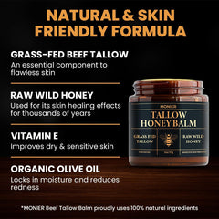 MONIER balm texture close-up shows how it spreads easily.