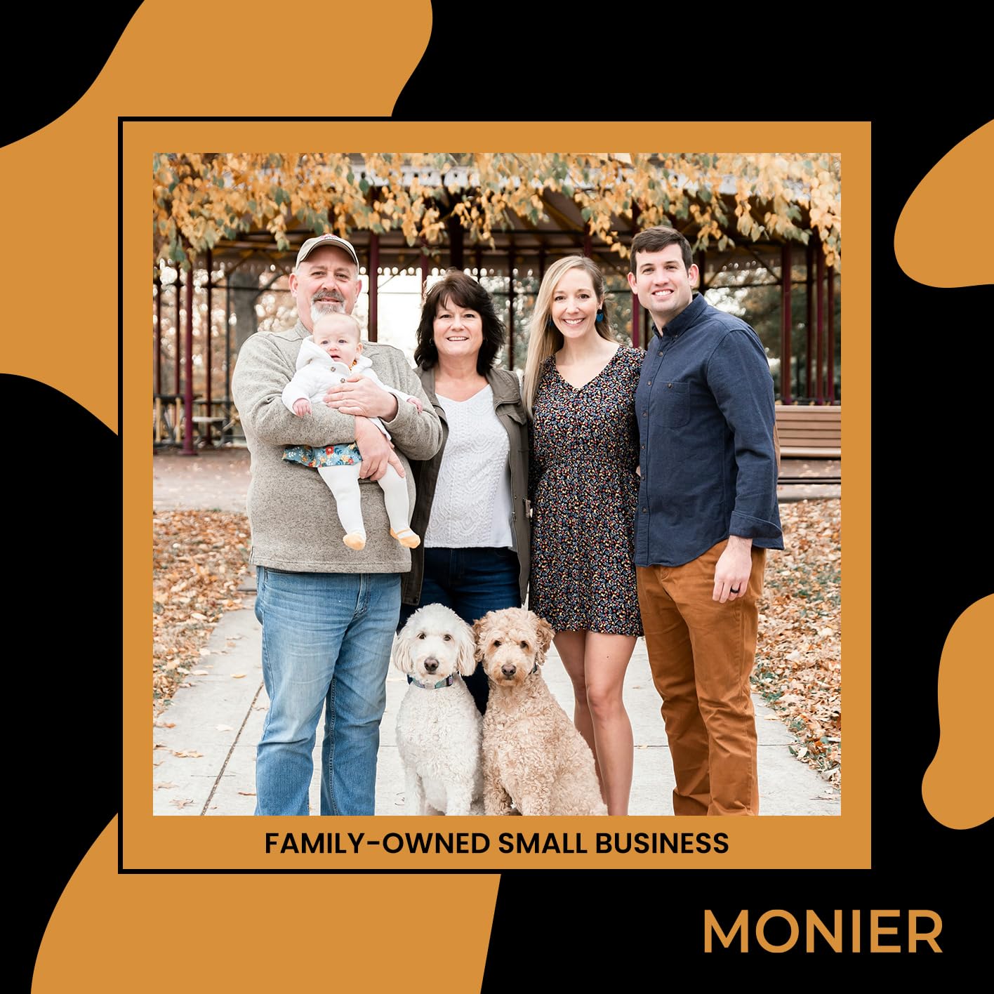 MONIER balm on hands demonstrates moisturizing application to face.