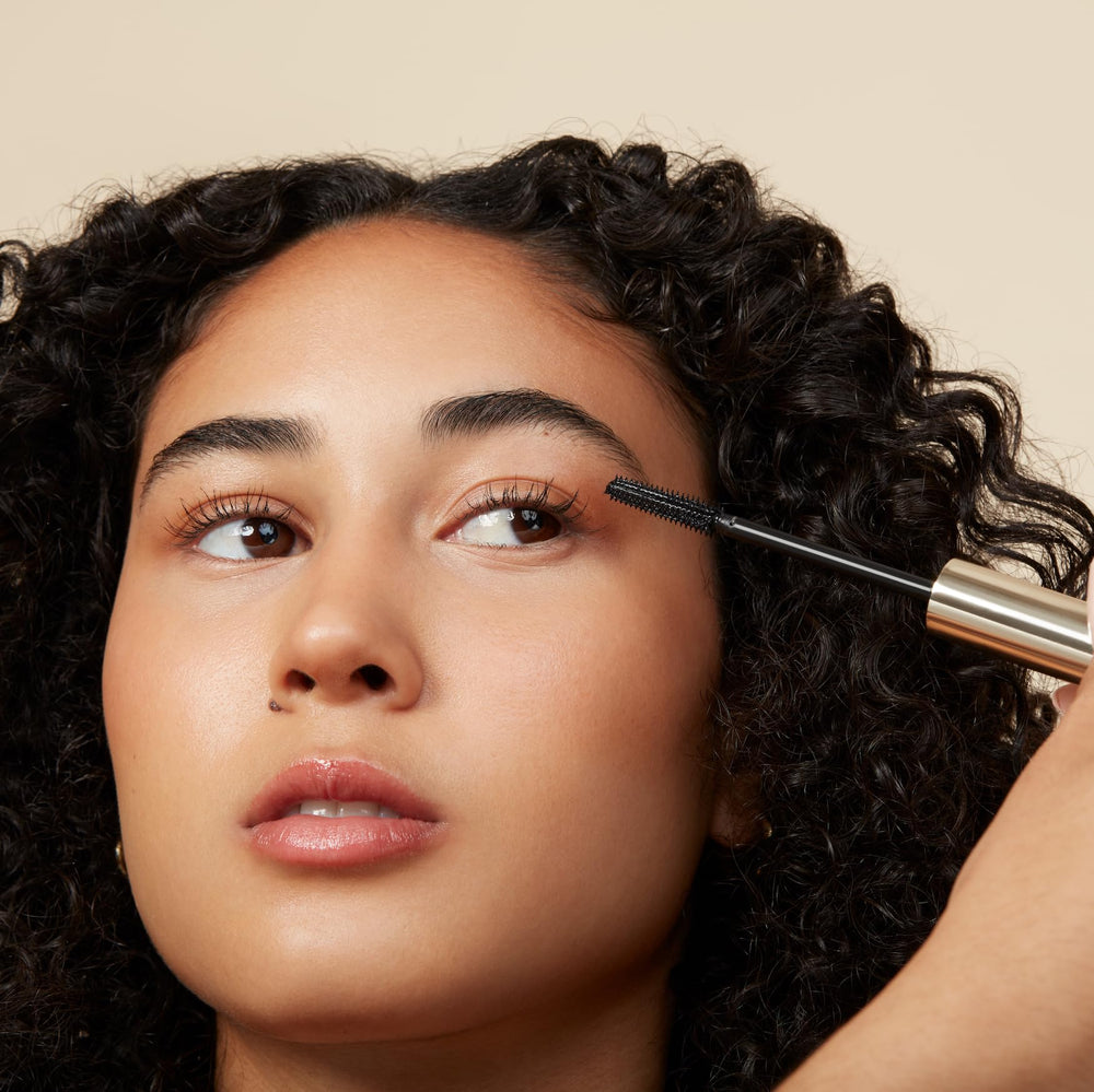 Monika Blunder Beauty Architect Eyes mascara tube emphasizes clean beauty performance.