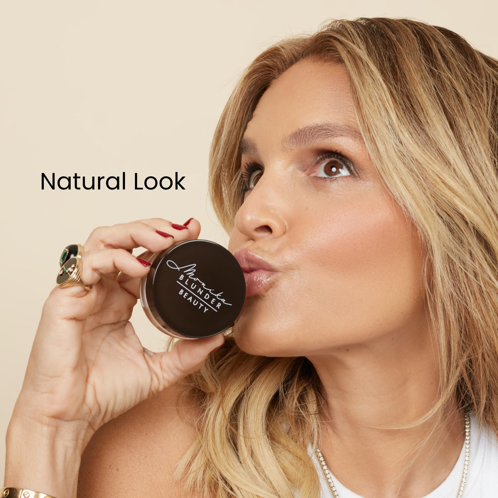 Arnica, Edelweiß, Aloe and Chamomile ingredients highlighted for nourishing, smooth application.