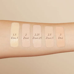 Monika Blunder Beauty Blunder Cover Foundation swatch on skin tone highlights natural finish and radiance