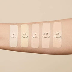 Monika Blunder Beauty Blunder Cover swatches show buildable shade range.