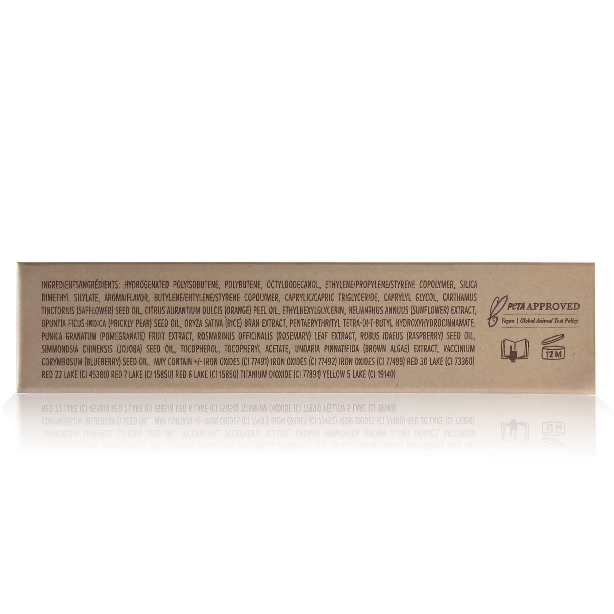 Monika Blunder Beauty Sweet Talk Lip Oil Feige close-up showing silky texture