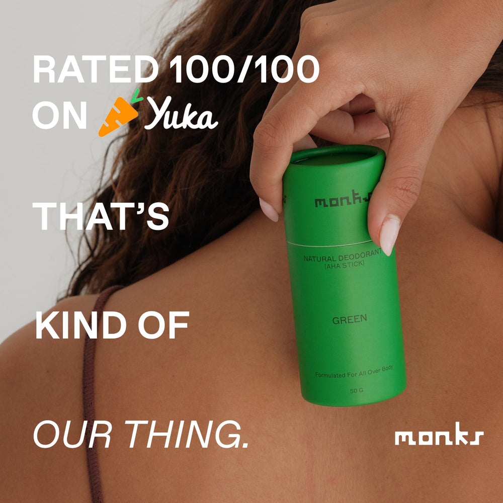 Monks Yuzu Santo deodorant stick natural fragrance with palo santo notes