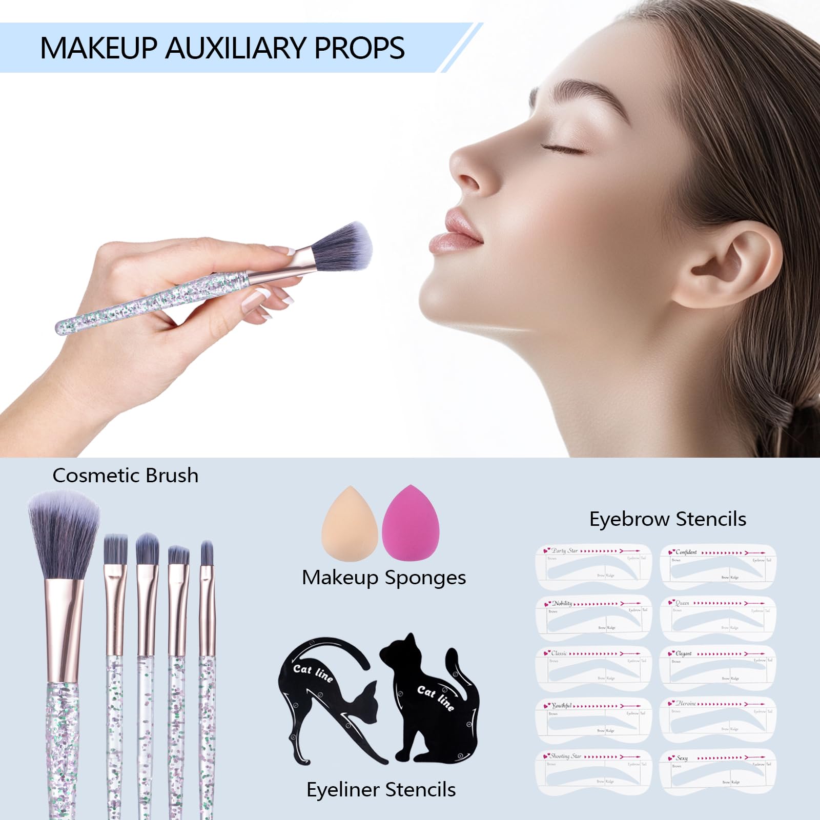 Moobirlet face products for primer to powder balance.