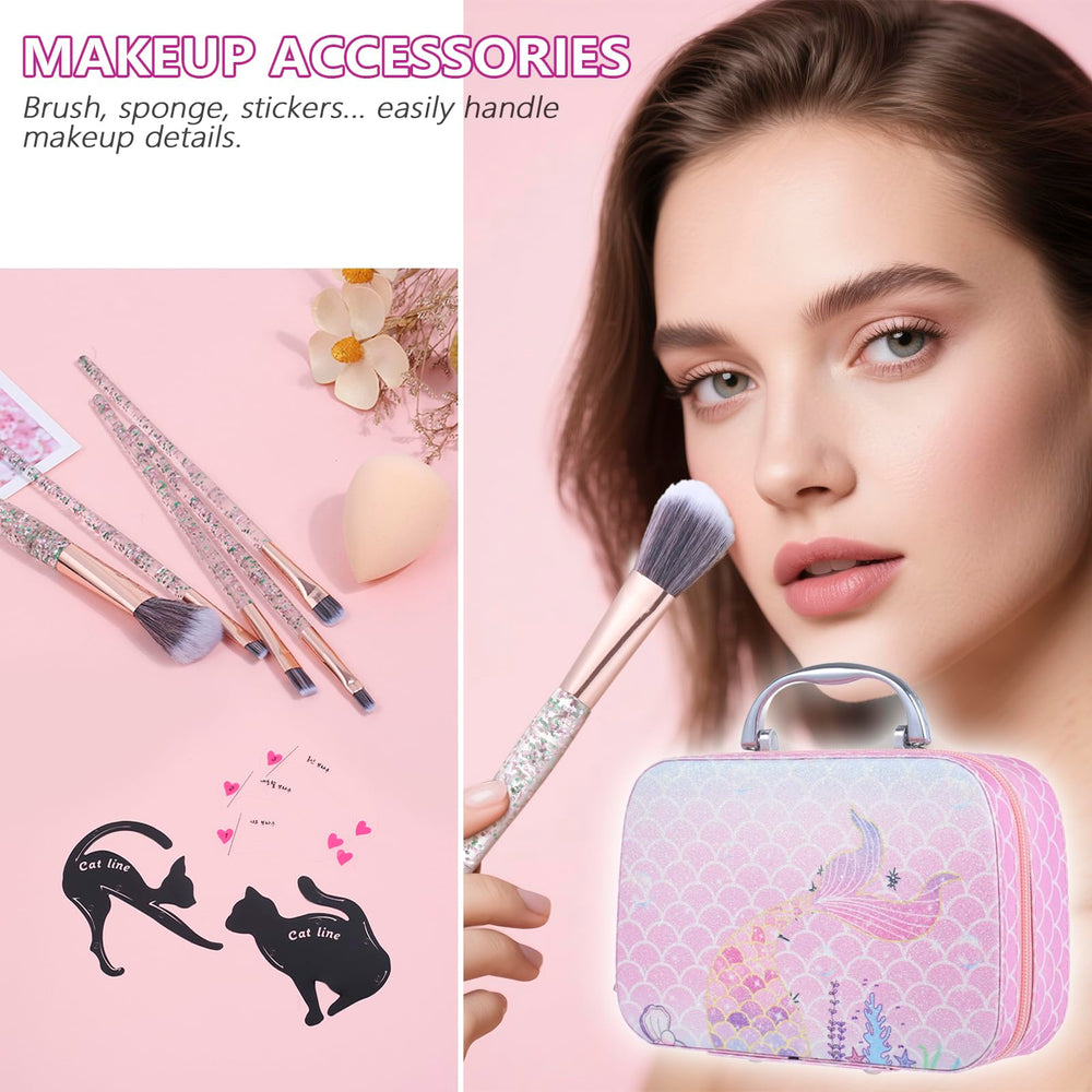 Moobirlet professional makeup brushes for precise application.