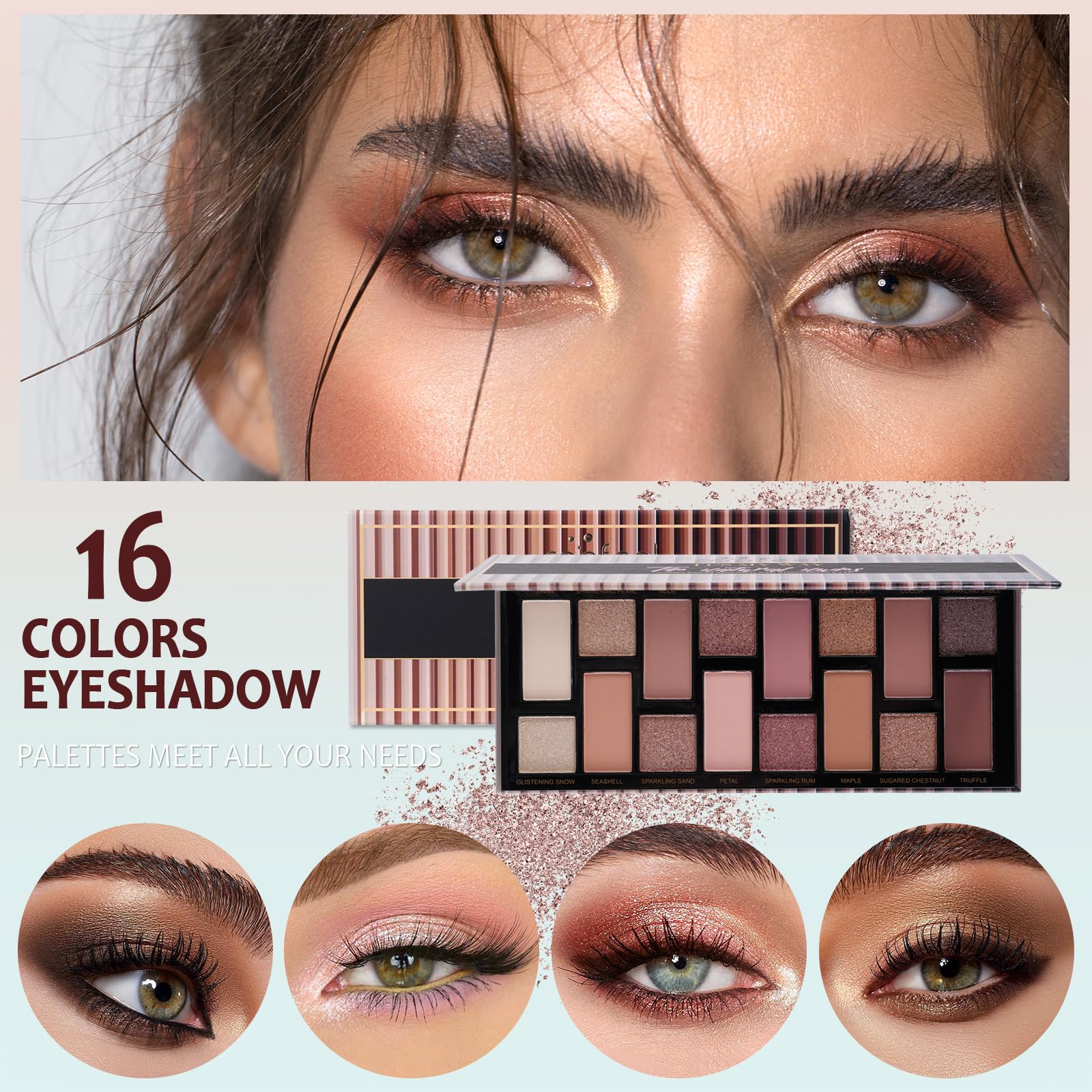 Moobirlet Makeup Kit: lip gloss collection provides shine and smooth finish.