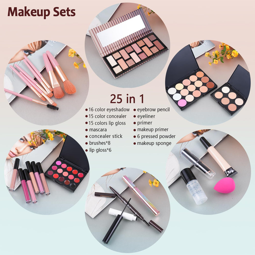 Moobirlet Makeup Kit: portable makeup bag for easy storage on the go.