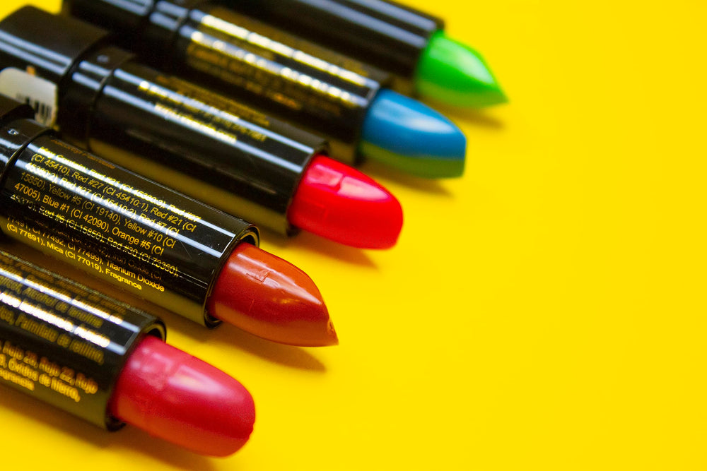 Mood Lips magic pH tint swatch demonstrates instant lip-specific color shift