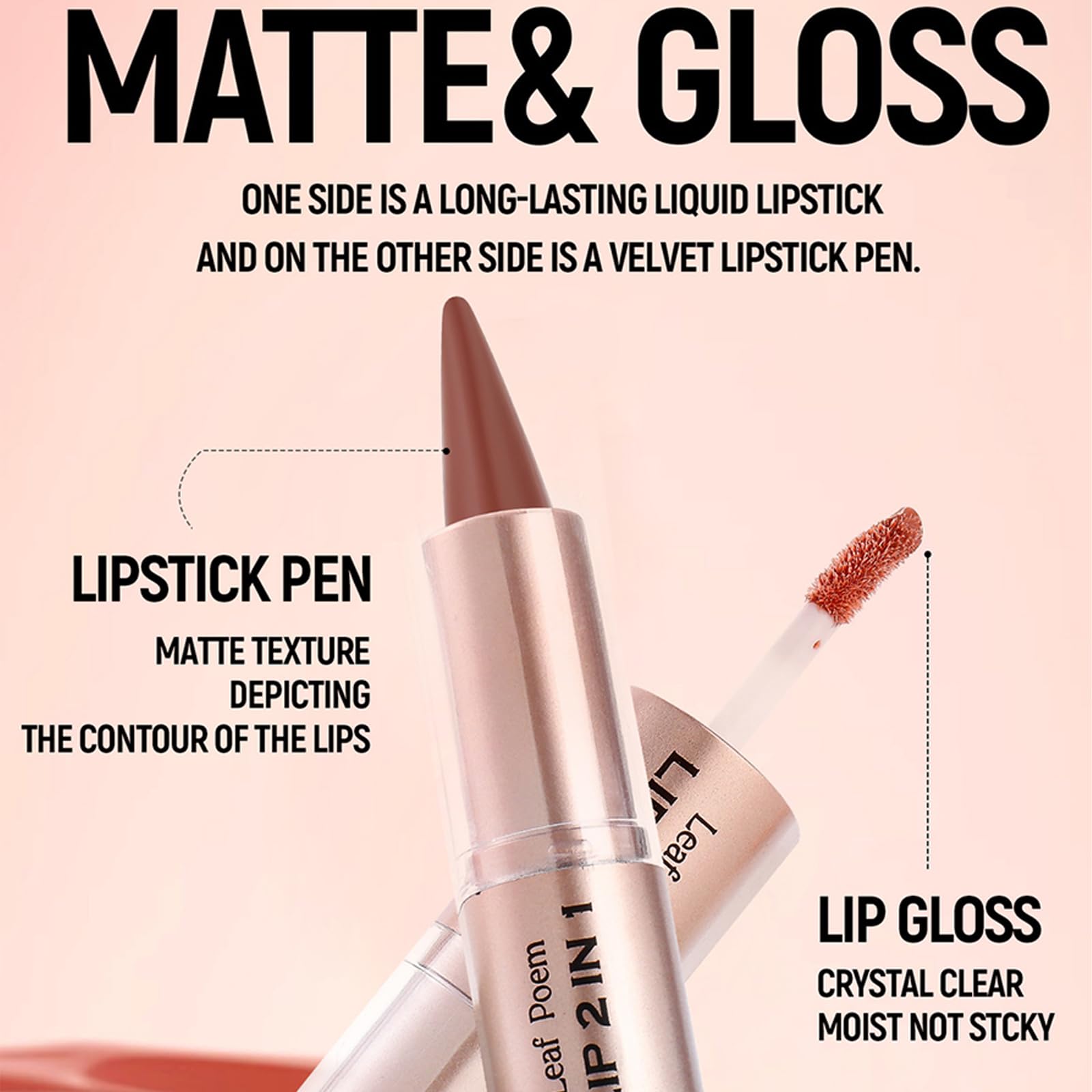 MooGlamor buildable gloss offers sheer to medium coverage for customizable shine.