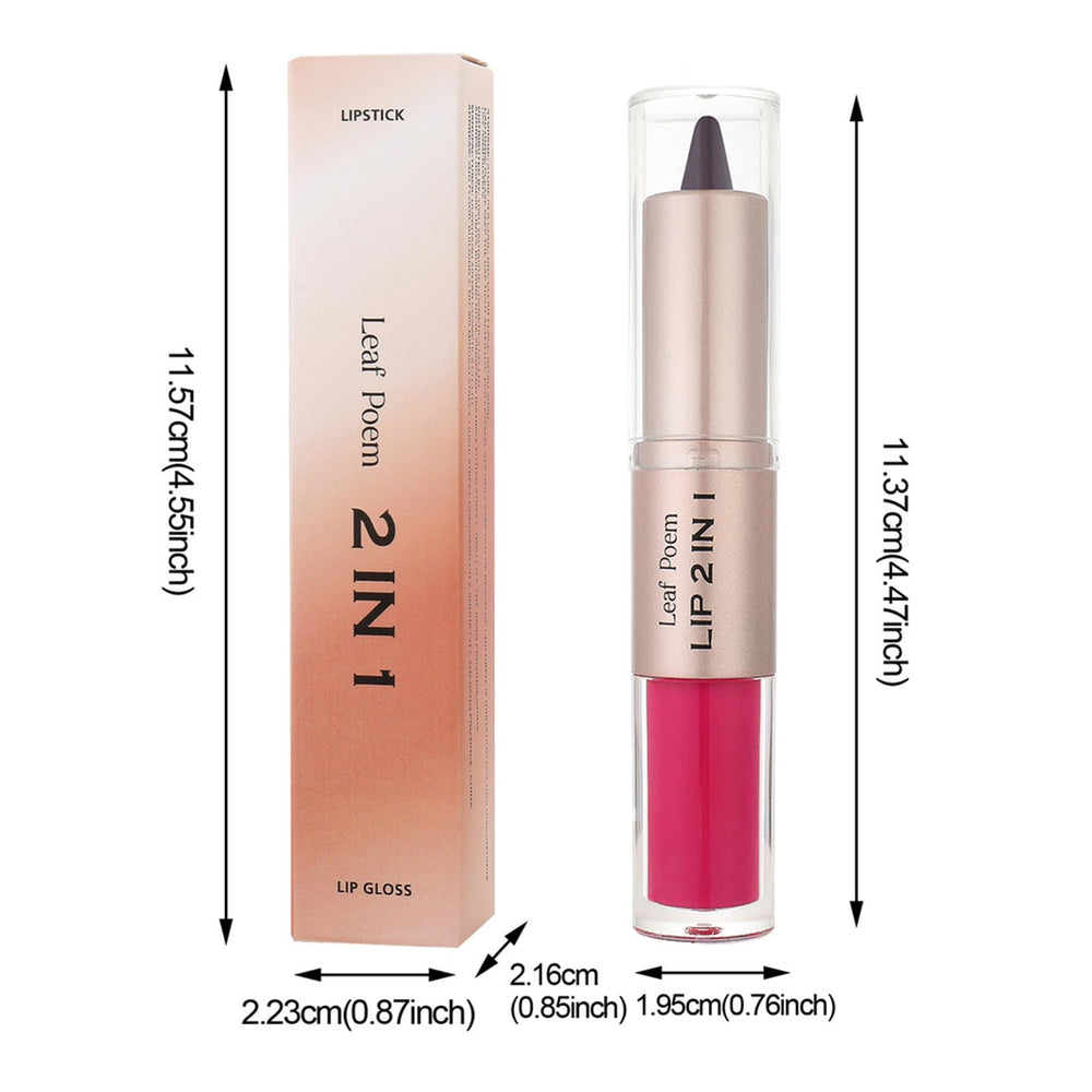 MooGlamor lip set comes in sleek, portable packaging.