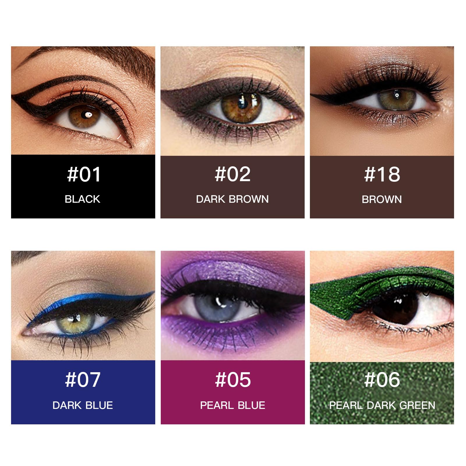 MooGlamor waterproof gel eyeliner offers long-lasting wear with minimal smudge.
