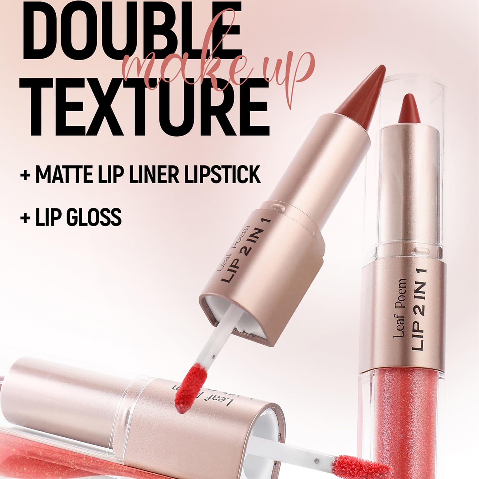 MooGlamor lip liner precision tip helps create clean, sharp lip edges.