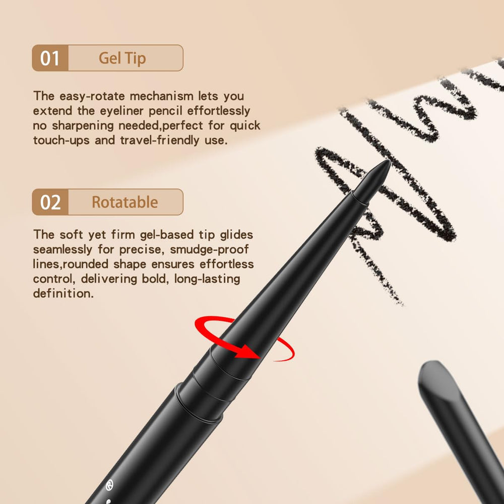 MooGlamor smudge-proof eyeliner for durable makeup