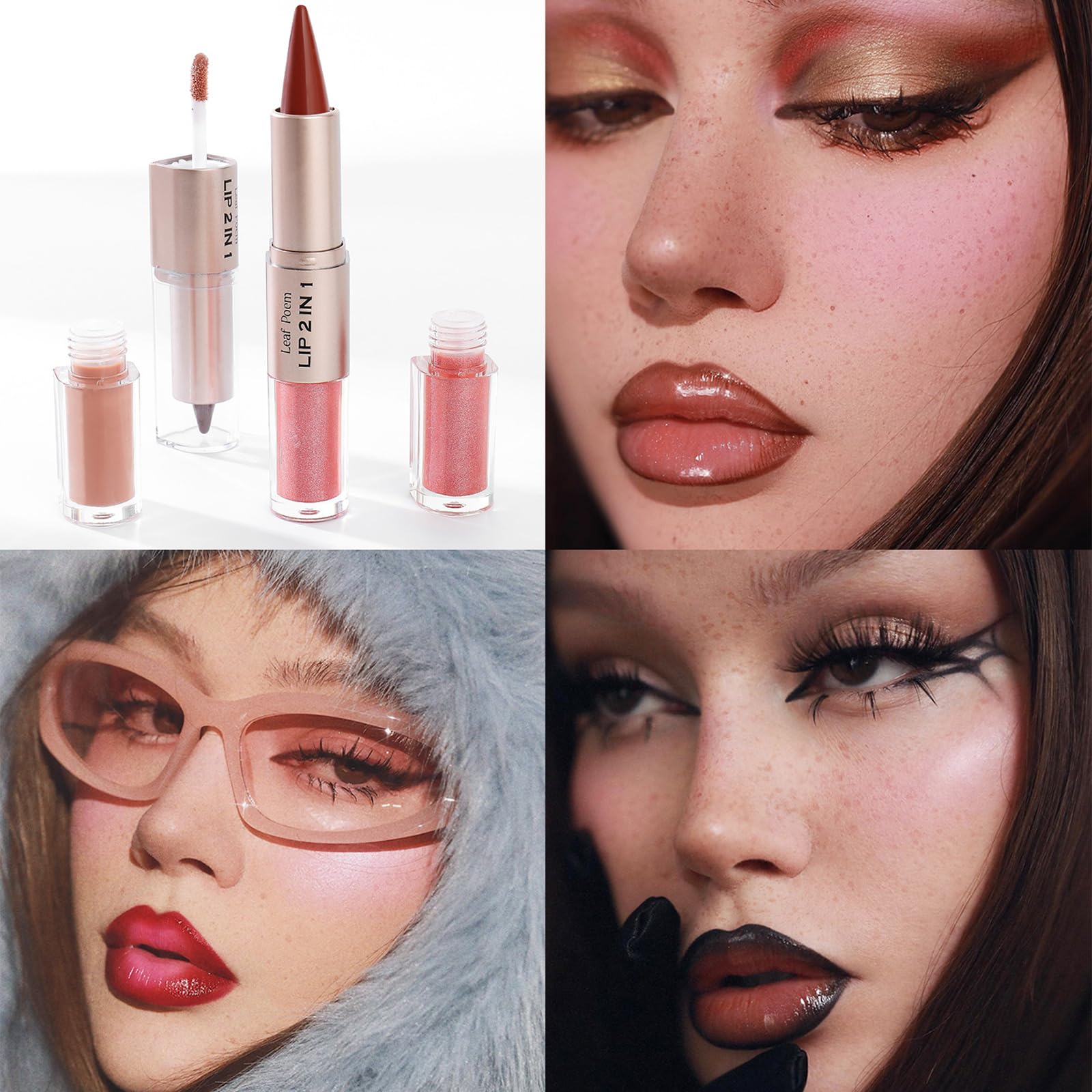 MooGlamor compact travel-ready lip kit for on-the-go touch-ups.